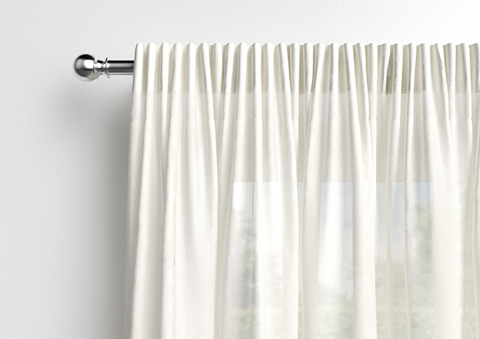 Pavia Voile, White Primrose - Made to Measure Curtains - Image 10
